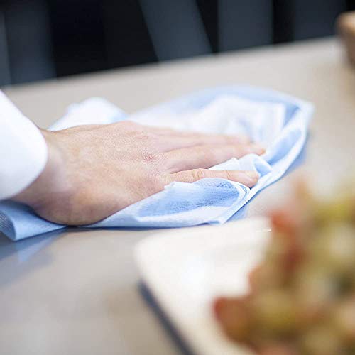 Image of TPZ The Packaging Zone | Centre Feed Blue Rolls | Blue Recycled Paper Hand Towels | Multi-Purpose Use | 6 Pack