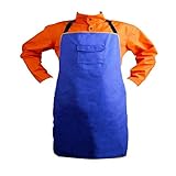 Fácil de usar y quitar con cómodos tirantes, mantiene su ropa limpia mientras trabaja.Adecuado para operaciones mecánicas, procesamiento de metales, corte y soldadura.