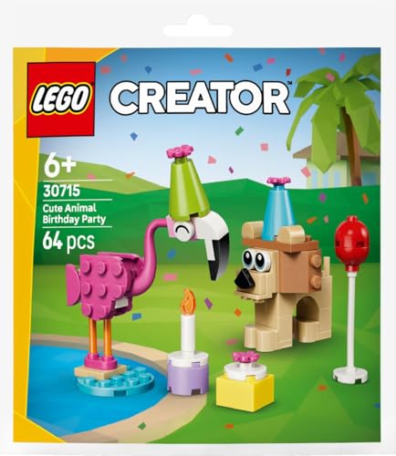 Image of LEGO 30715 Recruitment Bags Cute Animal Birthday Party (64 Pieces)