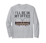 Feral Goalie Mom Retro Groovy Ice Hockey Mama Long Sleeve T-Shirt