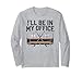 Feral Goalie Mom Retro Groovy Ice Hockey Mama Long Sleeve T-Shirt