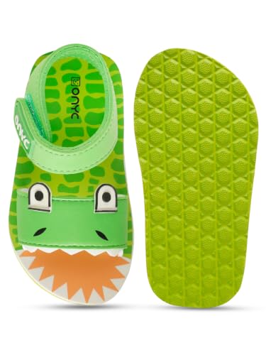 Image of ONYC Premium Crocodile Artistic Kids Sandals - Green (Unisex)