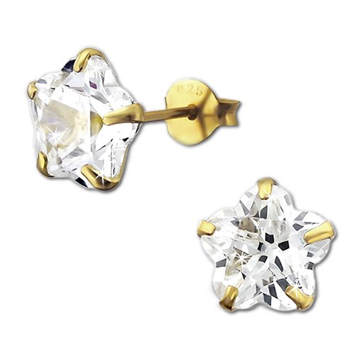 Preisvergleich Produktbild SilberDream Damen-Ohrstecker 925 Sterling Silber Zirkonia weiß VSDO9128YW