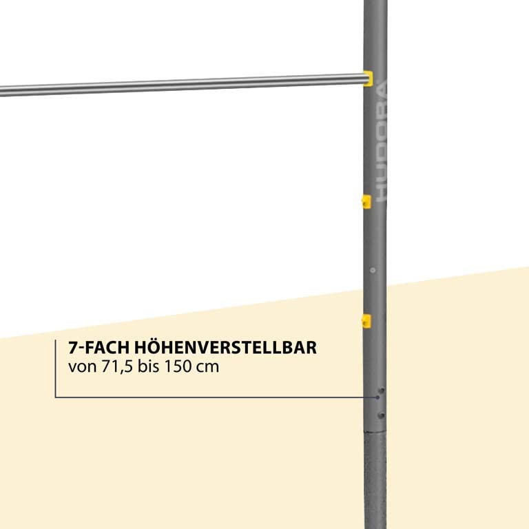 Hudora Barre De Gymnastique Fabian Standard/Pro - Barre