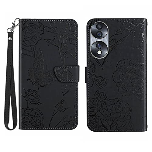Reevermap Honor 70 Case Glitter Crystal PU Leather Cover for Honor 70 - Image 2