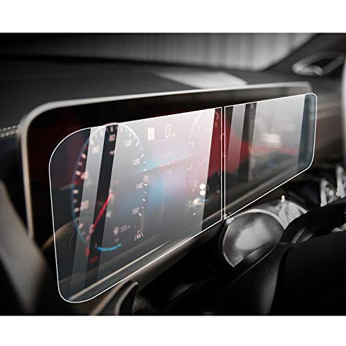 YEE PIN Screen Protector for 2019 C-Class W205 Center Control Touch Screen, Car Navigation Glass Protective Film High Sensitivity Scratch Resistance (10.25-inch)