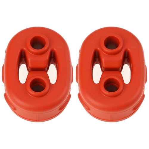 ECSiNG 2 Pcs Car Exhaust Muffler Rubber Bracket 1K0253147E 1K0253147F 6937984RMP Compatible with Audi A3
