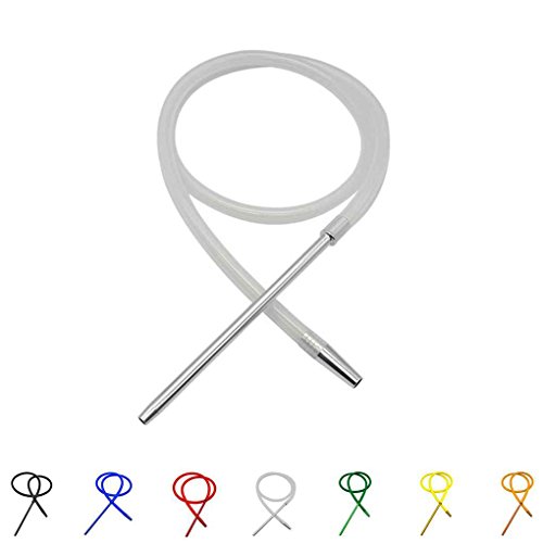 1.8M Shisha-Shisha-Schlauch mit Aluminiumschaft-Silikonschlauch Shisha-Shisha-Schlauch Moderne Pfeife (green) – Bild 8