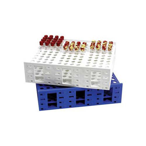 Heathrow HS24322E Mega Rack, 216 x 10-13 mm Tubes, White
