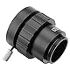 0.5X Okular C-Mount Objektiv 1/2 CTV Adapter für SZM Video Digitalkamera Triokulares Stereoskopisches Mikroskop