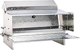 RentACoop Automatic Metal Treadle Feeder - Outdoor Use, Rainproof - Suitable for Chicken, Bantams, Poultry, Pheasants, etc. - 25lb Capacity