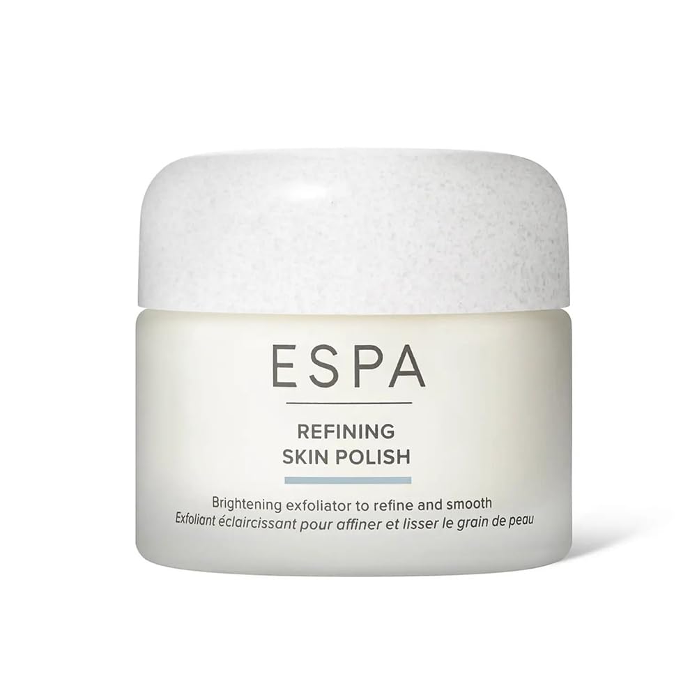 ESPA Refining Skin Polish 55ml | Brightening Face Exfoliator with Rose Damascena & Shea Butter for Smooth, Radiant, Even-Tone Skin | For all Skin Types