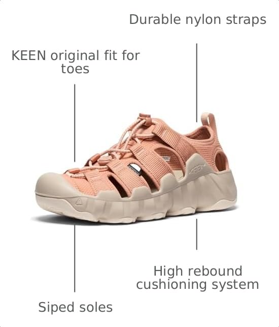 Image of KEEN Women's Hyperport H2 Closed Toe Breathable Easy On Comfortable Hiking and Water Sandals
