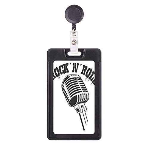 Badge rétractable microphone avec cordon extensible haute résistance