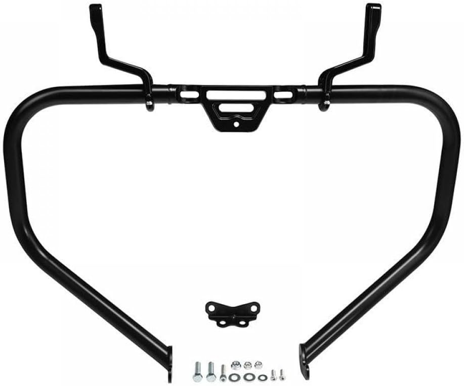 Motorcycle Engine Guard Crash Support Bracket Compatible with Low Rider ST FXLRST 22-Up(Black)