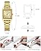 CIVO Reloj Mujer Analógico Dorado: Acero Inoxidable Impermeable 3ATM Imagen de CIVO Reloj Mujer Analógico Dorado: Acero Inoxidable Impermeable 3ATM