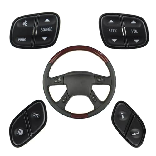 Bouton commande volant Chevrolet Silverado Suburban Avalanche 2003-2007 Lot de 4