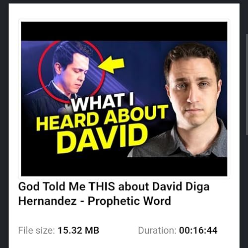 God Told Me THIS about David Diga Hernandez - Prophetic Word