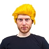 Costume Agent Heavy Metal Teenage Slackers Cartoon Halloween Costume Accessory Wig Cosplay