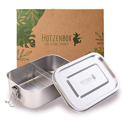 Viwanda HOTZENBOX Brotdose Edelstahl | Premium | 800ml | Trenner...
