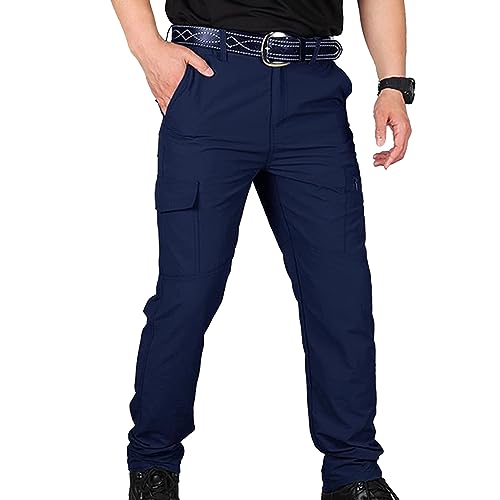 Pantalon tactique imperméable homme cargo multi-poches