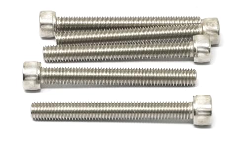 Image of iexcell 5 Pcs M10 x 85mm Thread Pitch 1.5 mm Stainless Steel 304 Hex Socket Head Cap Screws Bolts Kit