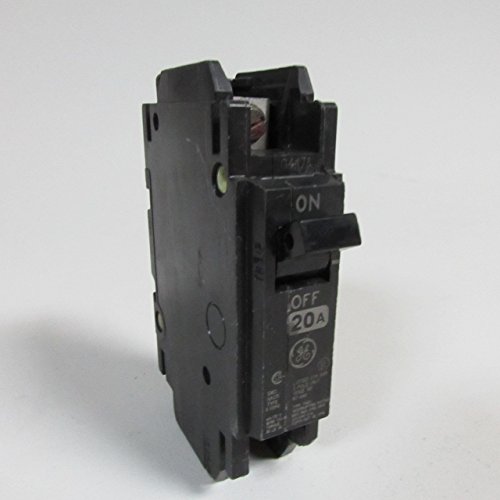 GEDIST GE Industrial THQC1120 35 mm DIN Rail Mount Type THQC Miniature Circuit Breaker 1-Pole 20 Amp 120/240 Volt AC