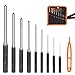 9 Pieces Roll Pin Punch Set, Gunsmithing Kit Removing Repair Tool with Holder for Automotive, Watch Repair,Jewelry and Craft (9 Pieces new)
