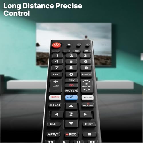 Image of ZdalaMit Original Remote Control Compatible with Lg Smart Tv Remote Universal Suitable for LED OLED LCD UHD Plasma Android Television & AKB75095303 with Hot Keys