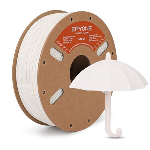 ERYONE ASA Filament, 3D Printer Filament 1.75mm +/- 0.03mm, Heat Resistant, High Toughness & Impact Resistance, 1kg (2.2