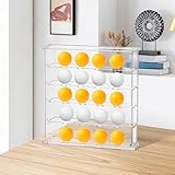 Baoblaze Golf Ball Display Case Golf Ball Holder Showing Stand Golf Balls Organizers Ping-Pong Balls Storage Rack Shelf Wall Mounted Gift for Golfer Enthusiasts (Holds 20 Balls) - Image 4