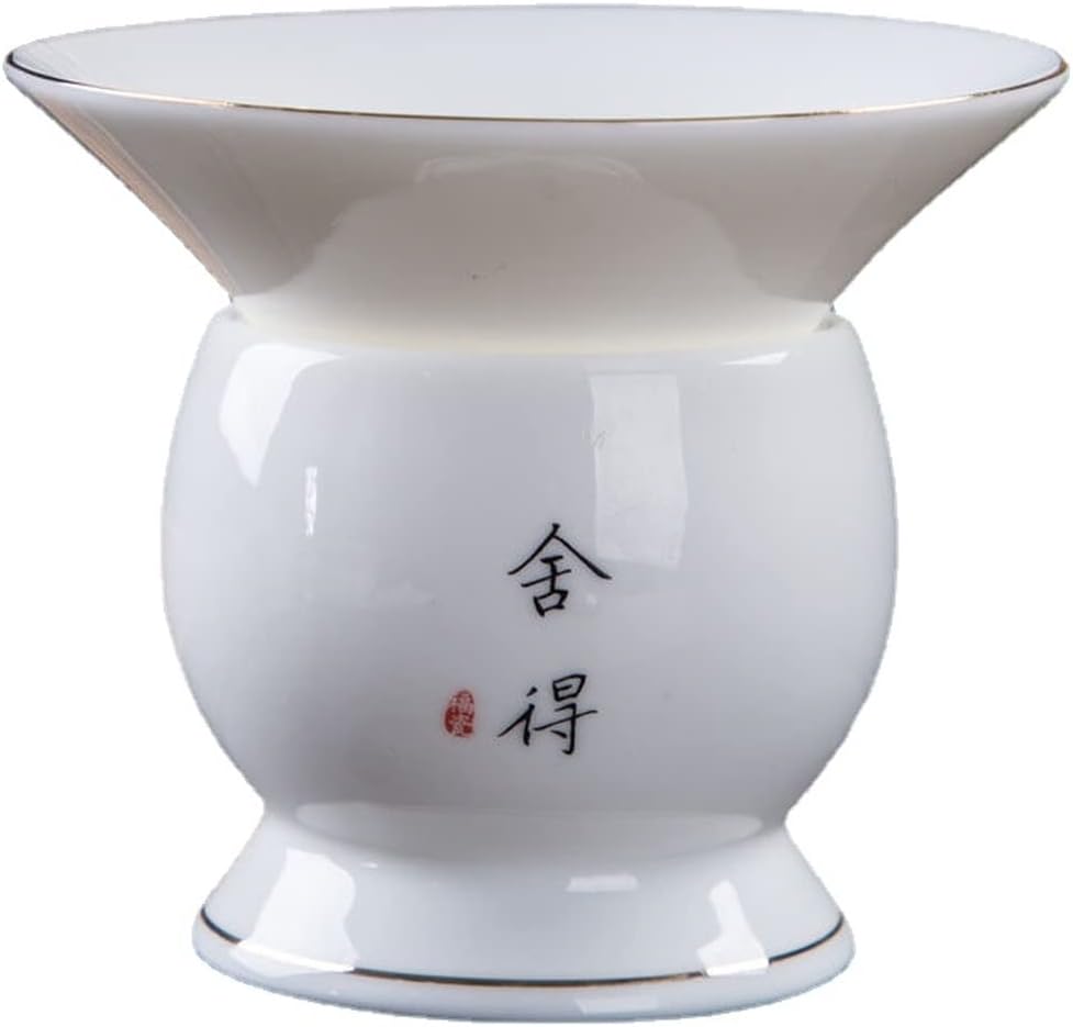 XIALON 3.5inch Ceramic Tea Leak Tea Set Tea Filter Creative Tea Strainer Kung Fu Tea Ceremony