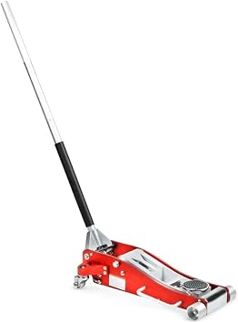 AFF 3 Ton Wrecker Service Jack, Lightweight Anodized Aluminum Frame, Double Pumper Technology, 210