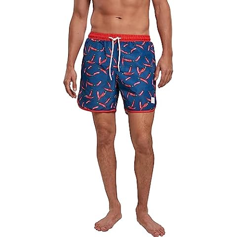 Short de bain Urban Classics Pepperoni AOP Cover