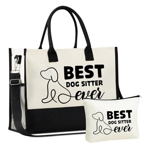 Bolsa Tote de Lona Gran Capacidad con Bolsillo a Juego miniatura 1