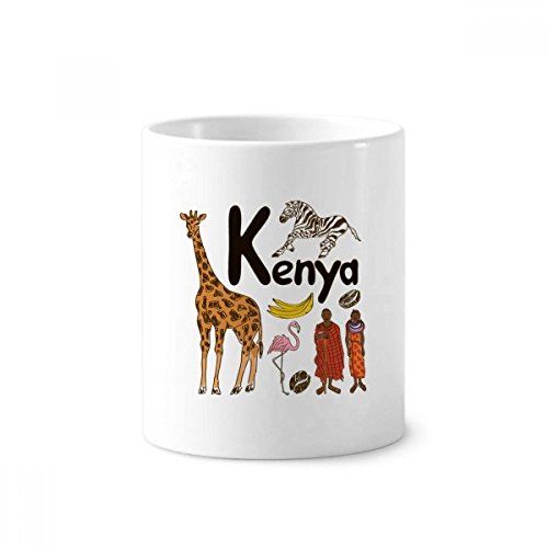 Céramique Kenya pot de rangement stable anti-désordre pour pinceaux