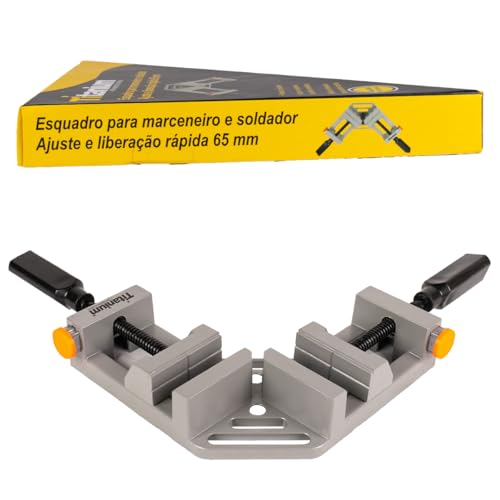 ESQUADRO PARA SOLDADOR E MARCENEIRO 65MM 05186 TITANIUM