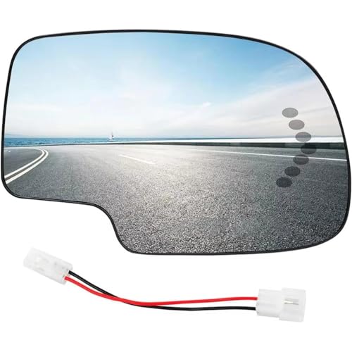 Cristal de espejo retrovisor con luz de giro para Cadillac Escalade lado derecho