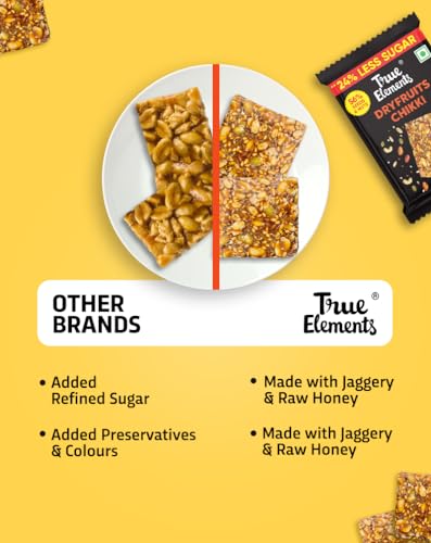 Image of True Elements Dryfruits Chikki Pack of 35 (525gm /700gm)