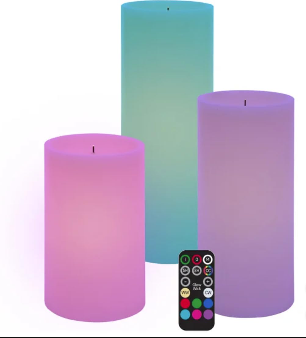 Lot De 12 Bougies LED Imitation Cire - Télécommande Marche/Arrêt - Sécurité Et Ambiance - 7.6 Cm