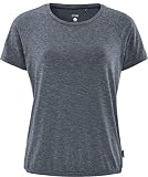 Schneider Sportswear Damen Judy T-Shirt, dunkelblau-Meliert, 52