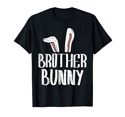 Brother Bunny Ears Cute Easter Family Matching Big Bro Boys Camiseta