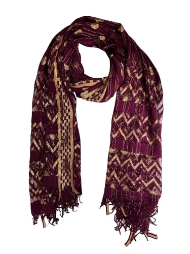 Image of Yash Gallery Women's jacquard Fabric Printed Dupatta for Women and Girls
