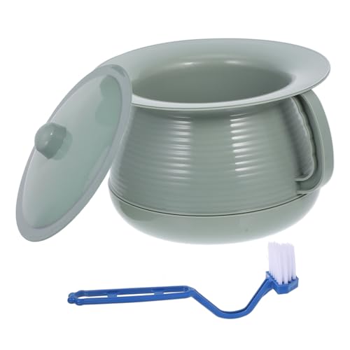 Didiseaon Portable Chamber Pot Urinal Portable Toilet Urinal Spittoon Plastic Potty Spittoon Reusable Sturdy Material