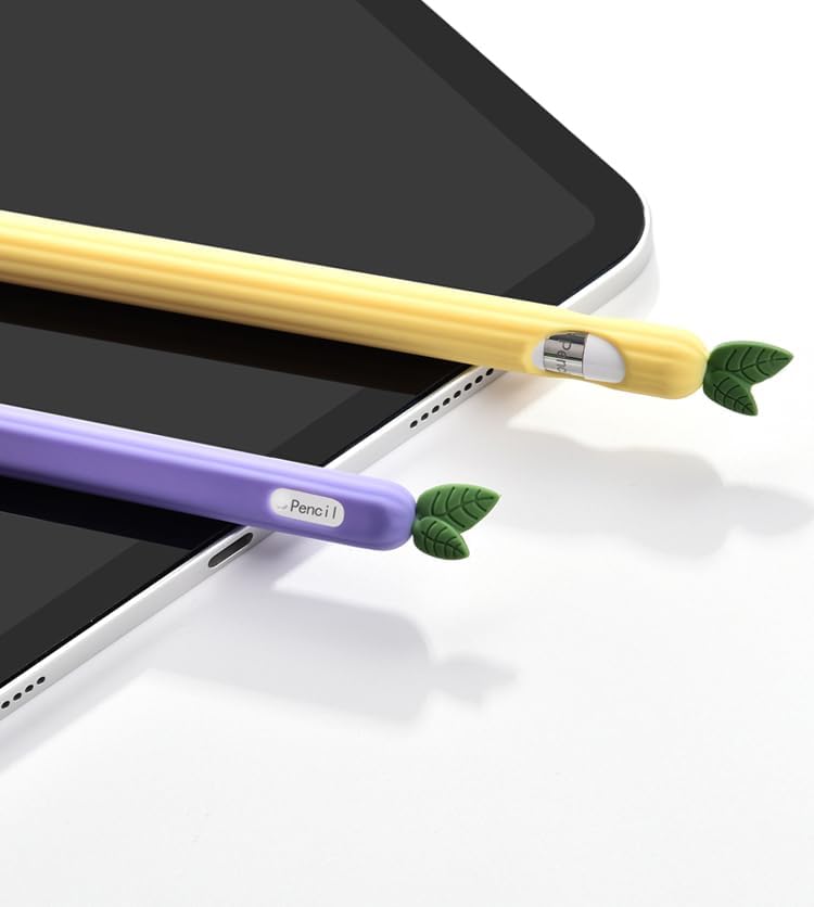 Pencil Case Compatible with Apple Pencil 1st Generation Case,Protective Skin Holder Grip Accessories for Apple Pencil 1st Gen - Carrot