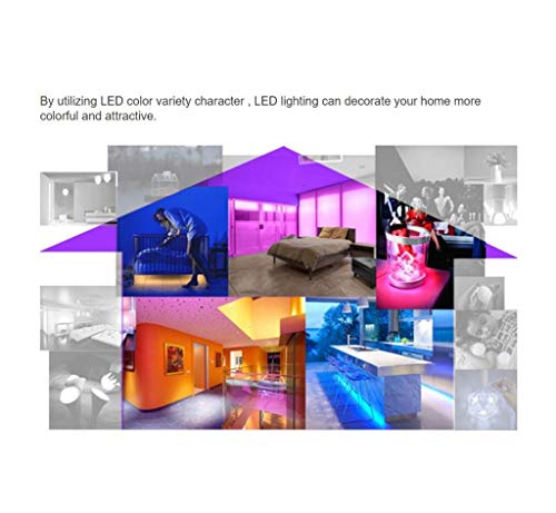 Lámpara de pared de arte en aluminio TYKHGFS con iluminación LED creativa color morado 2
