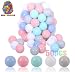 Ball Pit Balls for Kids - Plastic Toy Balls for kids - Ideal for Baby or Toddler Ball Pit, Ball Pit Play Tent, Baby Pool Water Toys , Kiddie Pool, Party Decoration, Photo Booth Props, 50 Balls