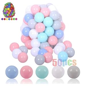 LANGXUN 50pcs 100pcs 200pcs Soft Plastic Ball Pit Balls for Kids, Gift for Baby Toddler Birthday Christmas, Ball Pit Play Tent, Baby Pool Water Toys, Kiddie Pool, Party Decoration