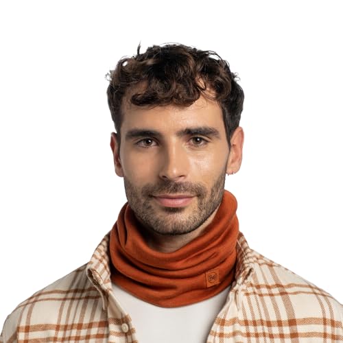 Buff Merino Heavyweight Neck Warmer Solid Cinnamon Unisex Adult - Image 3