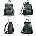 IVTG Genuine Leather Backpack for Women Shoulder Bag Vintage Designer Back Bag Fashion Rucksack Casual Daypack (Green)